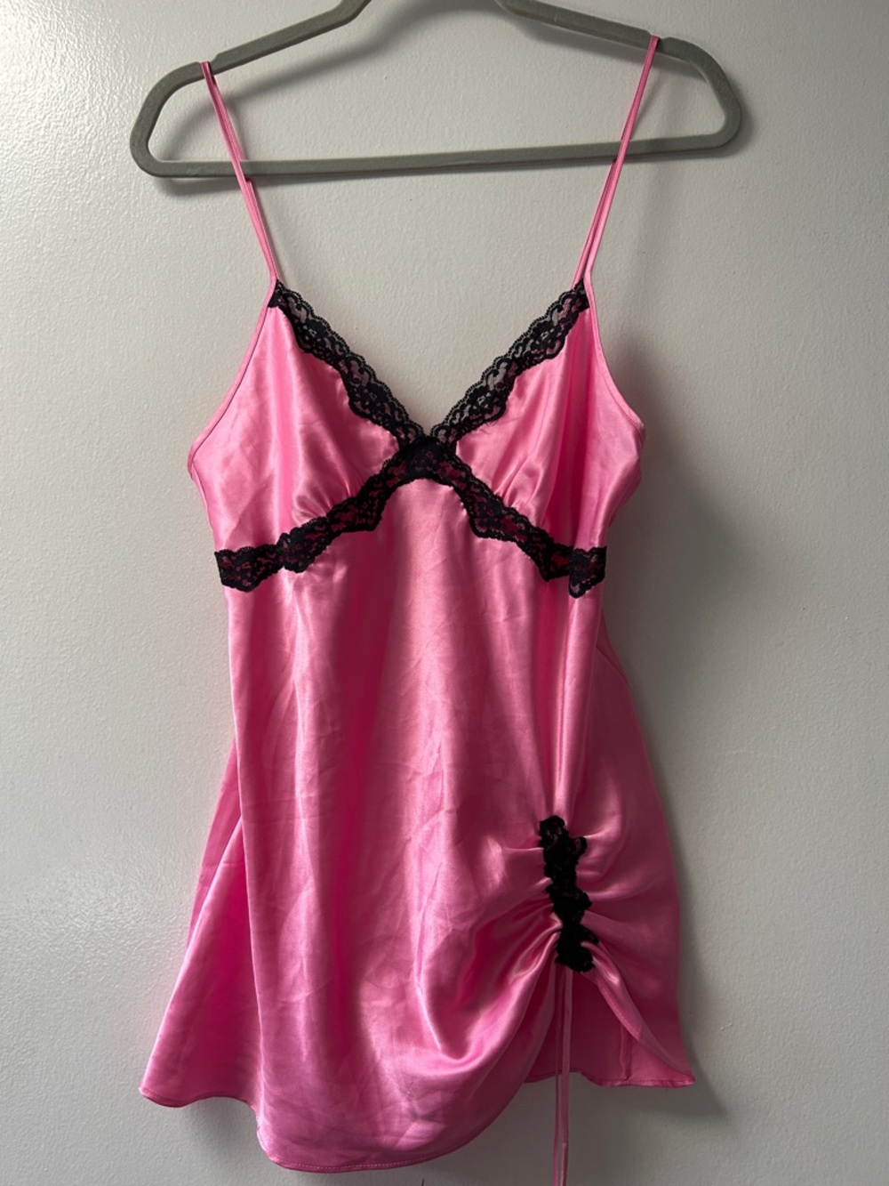 Victoria's Secret Pink Lace-Trimmed Nightgown